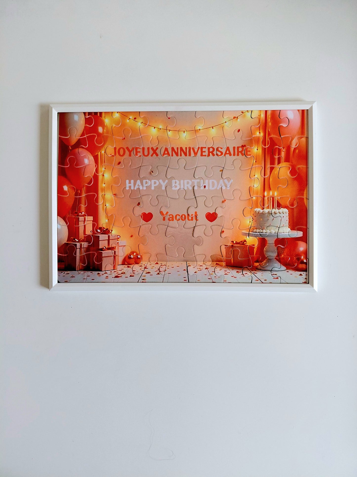 🧩 Puzzle Décoratif- Joyeux anniversaire