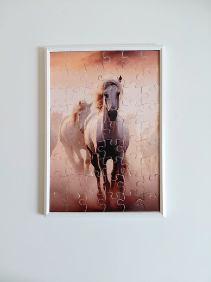Puzzle Décoratif -Cheval en pleine course