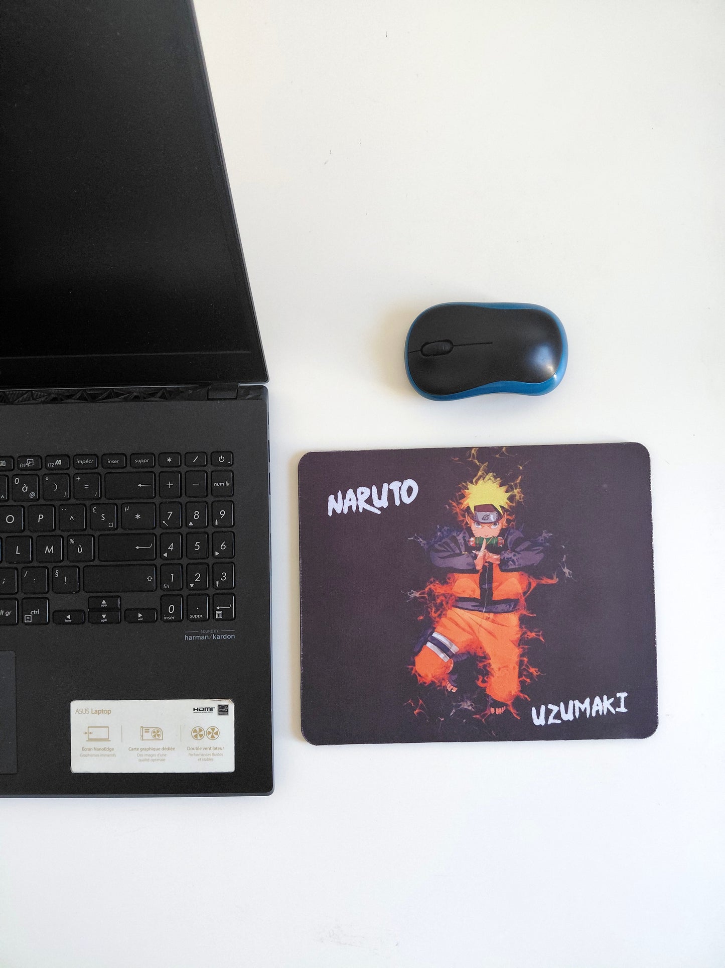 "Tapis de souris Naruto Uzumaki 🍥
