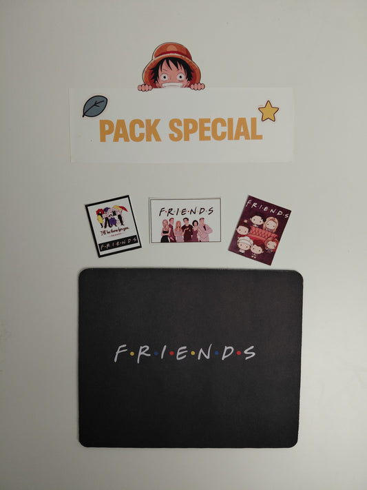 Tapis de souris “FRIENDS” + 3 Stickers