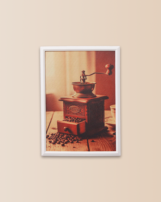Cadre Décoratif - Machine à mouliner du Café